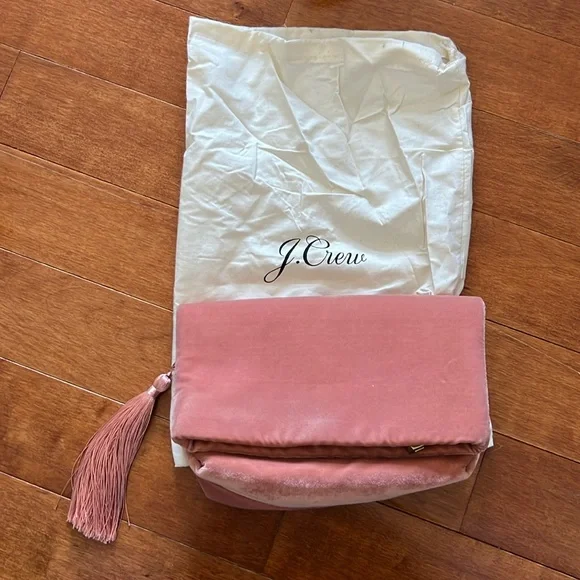 J.Crew Velvet foldover Clutch - Picture 2 of 10